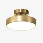 SimpleLedCopperSemiFlushMountCeilingLight_1 SimpleLedCopperSemiFlushMountCeilingLight