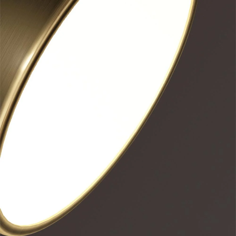 Simpleledcoppersemiflushmountceilinglight 12