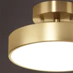 SimpleLedCopperSemiFlushMountCeilingLight_13 SimpleLedCopperSemiFlushMountCeilingLight
