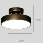 SimpleLedCopperSemiFlushMountCeilingLight_6 SimpleLedCopperSemiFlushMountCeilingLight