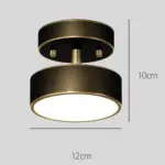 SimpleLedCopperSemiFlushMountCeilingLight_7 SimpleLedCopperSemiFlushMountCeilingLight