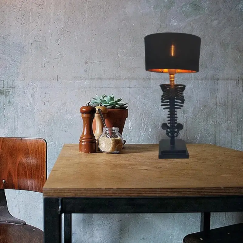 Skull Table Lamp Skeleton Horror 3D Statue Creative Party Ornament Prop Halloween Home Decoration Atmosphere Lamp 2c67448d 9215 4045 be54 13fa6919914e