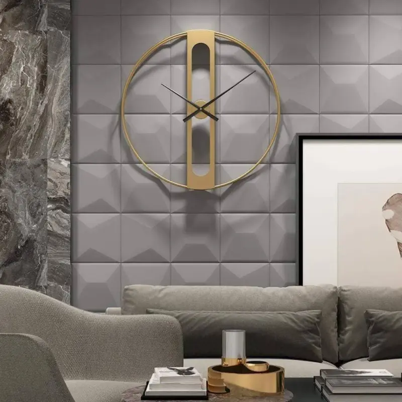 Sleek Modern Nordic Wall Clock Timekeeping with a Contemporary Twist