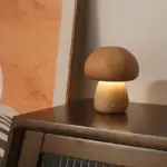 SmallCuteMushroomLEDLightingWoodenRoomDecorationLamp Homeko11