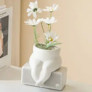 Small Flower Ceramic Body Vase