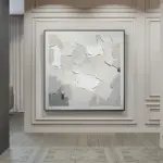 Snow Handmade Painting Decorfaure