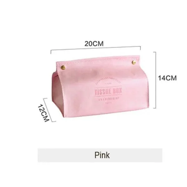 Soft Vegan Leather Tissue Box Decorfaure 1685704750