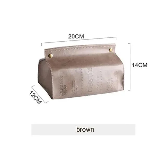 Soft Vegan Leather Tissue Box Decorfaure 1685704833