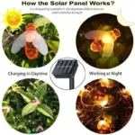 Solar-Bee-String-Lights-Outdoor-Fairy-Light-Chritmas-Garland-8-Modes-Waterproof-Patio-Light-for-Garden Solar Bee String Lights Outdoor Fairy Light Chritmas Garland 8 Modes Waterproof Patio Light for Garden