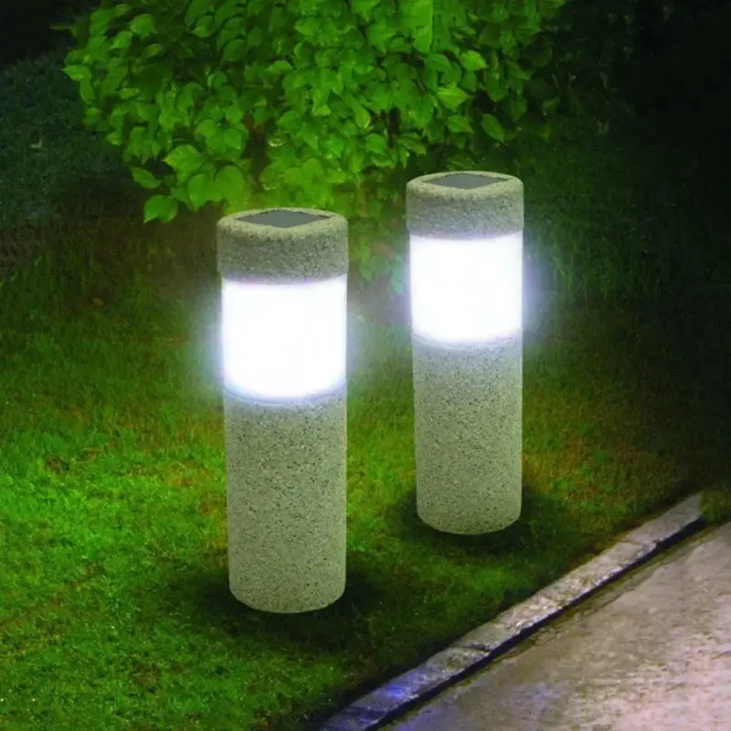 Solar Gazon Licht Solar Power Stone Pijler Led Lights Outdoor Garden Pathway Lamp Waterdicht Patio Binnenplaats 6e2309b6 35cc 4201 a7e1 ad5efa1480ee