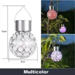 Solar LED Hanging Light Lantern Waterproof Hollow Out Ball Lamp for Outdoor Garden Yard Patio decoration df0ec3e5 b895 4cb0 8f6f f2ebdb5c02cd