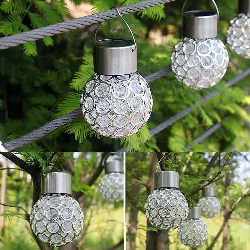 Solar Led Hanging Light Lantern Waterproof Hollow Out Ball Lamp For Outdoor Garden Yard Patio Decoration F64b7870 53f8 456f Ba6e 3719a0905bce