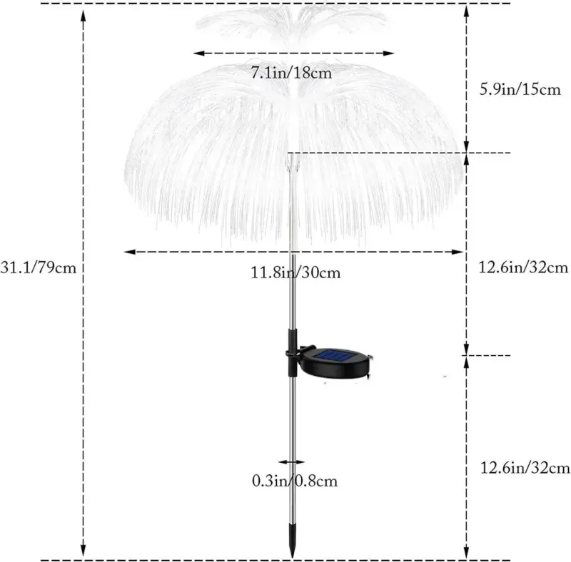 Solar LED Jellyfish Lights Outdoor Garden Decor Lawn Light 7 Color Change Waterproof Patio Yard Pathway 305b5eac 5466 4c2a a8c1 f2a87e39c386