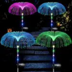 Solar LED Jellyfish Lights Outdoor Garden Decor Lawn Light 7 Color Change Waterproof Patio Yard Pathway d48c0aa5 7191 4435 9af1 a27ff9d756f3