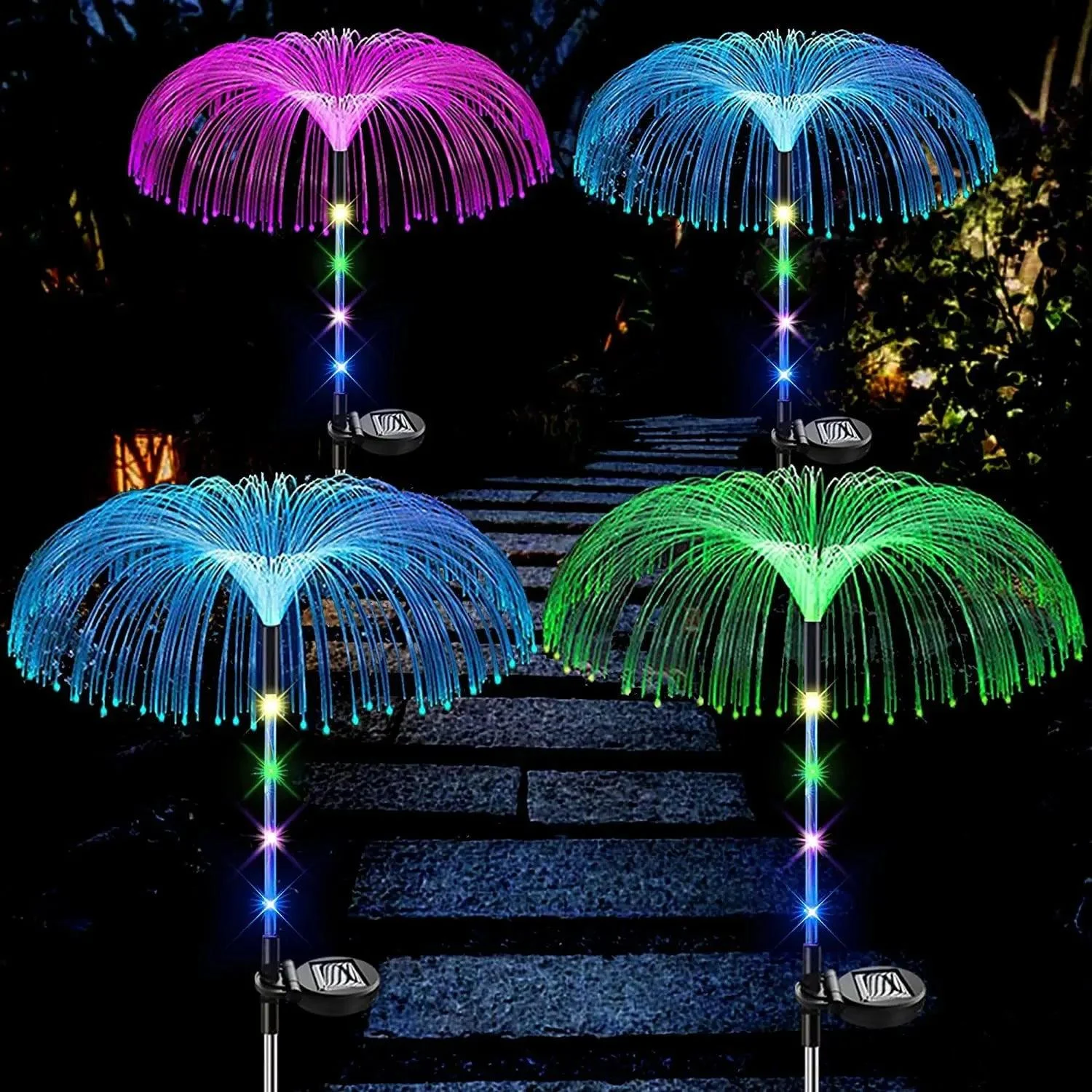 Solar Led Jellyfish Lights Outdoor Garden Decor Lawn Light 7 Color Change Waterproof Patio Yard Pathway D48c0aa5 7191 4435 9af1 A27ff9d756f3