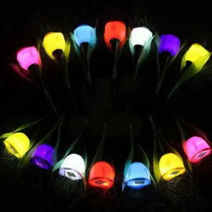 TulipGlow – Solar Powered Tulip Flower Lights for Outdoors