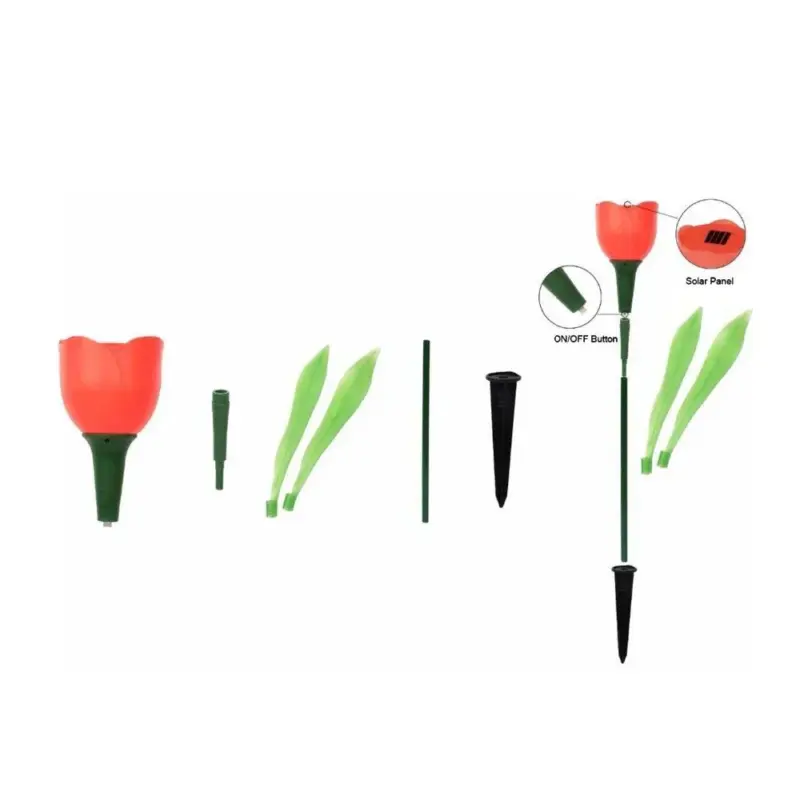 Solar Light Outdoor Zonne energie Led Tulip Bloem Lichten Tuin Yard Path Way Kleur Lamp Gazon e0a185eb 3180 4fc1 9747 7d7dc3622938