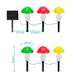 Solar Mushroom Light Garden Outdoor Decor 8 Modes Waterproof Mushroom Lamp Pathway Landscape Yard Easter Halloween c7735c2f 5d61 4b48 b1dc bf2463c5fb06