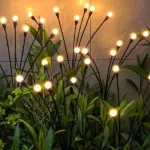 Solar Powered Firefly Lights for Pathway Patio Front Yard Decoration