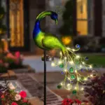Solar-Powered-LED-Lawn-Light-Peacock-Waterproof-Fairy-Garden-Decor-Lamp-For-Pavilion-Yard-Landscape-Garden Solar Powered LED Lawn Light Peacock Waterproof Fairy Garden Decor Lamp For Pavilion Yard Landscape Garden