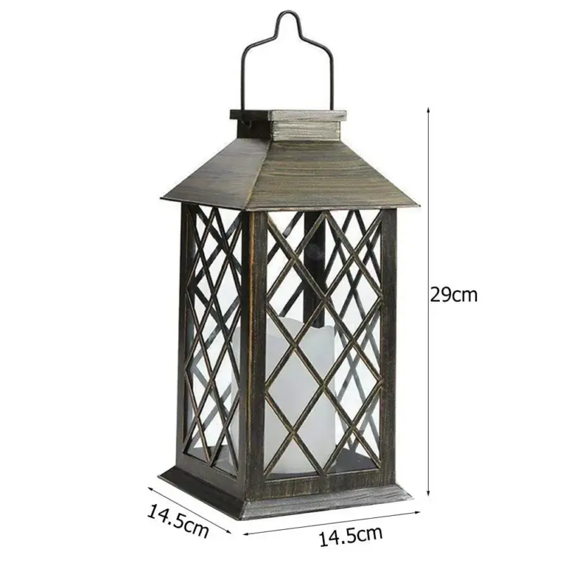 Solar Powered Lamp Retro Lantern Candle Twinkle Light Waterproof Outdoor Solar Light Hanging Garden Decorarion Outdoor 435f10cd 22df 450e 8a4b 47bafe134dd3