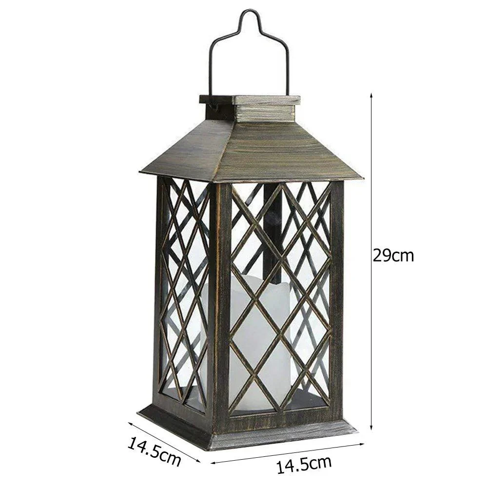 Solar Powered Lamp Retro Lantern Candle Twinkle Light Waterproof Outdoor Solar Light Hanging Garden Decorarion Outdoor 435f10cd 22df 450e 8a4b 47bafe134dd3