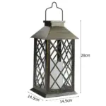 Solar Powered Lamp Retro Lantern Candle Twinkle Light Waterproof Outdoor Solar Light Hanging Garden Decorarion Outdoor 5816282c 9157 4370 91cf edb85efcd7ab