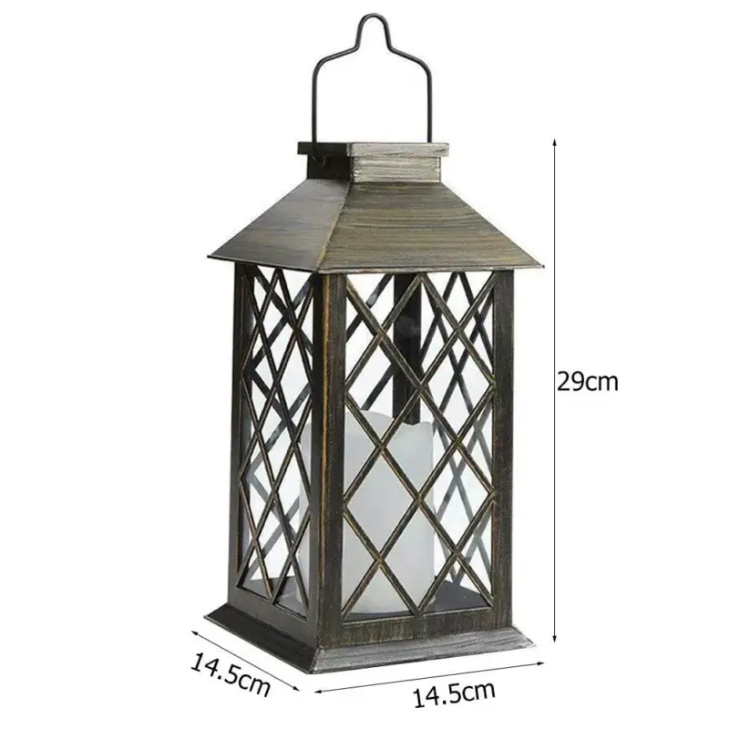 Solar Powered Lamp Retro Lantern Candle Twinkle Light Waterproof Outdoor Solar Light Hanging Garden Decorarion Outdoor 5816282c 9157 4370 91cf edb85efcd7ab