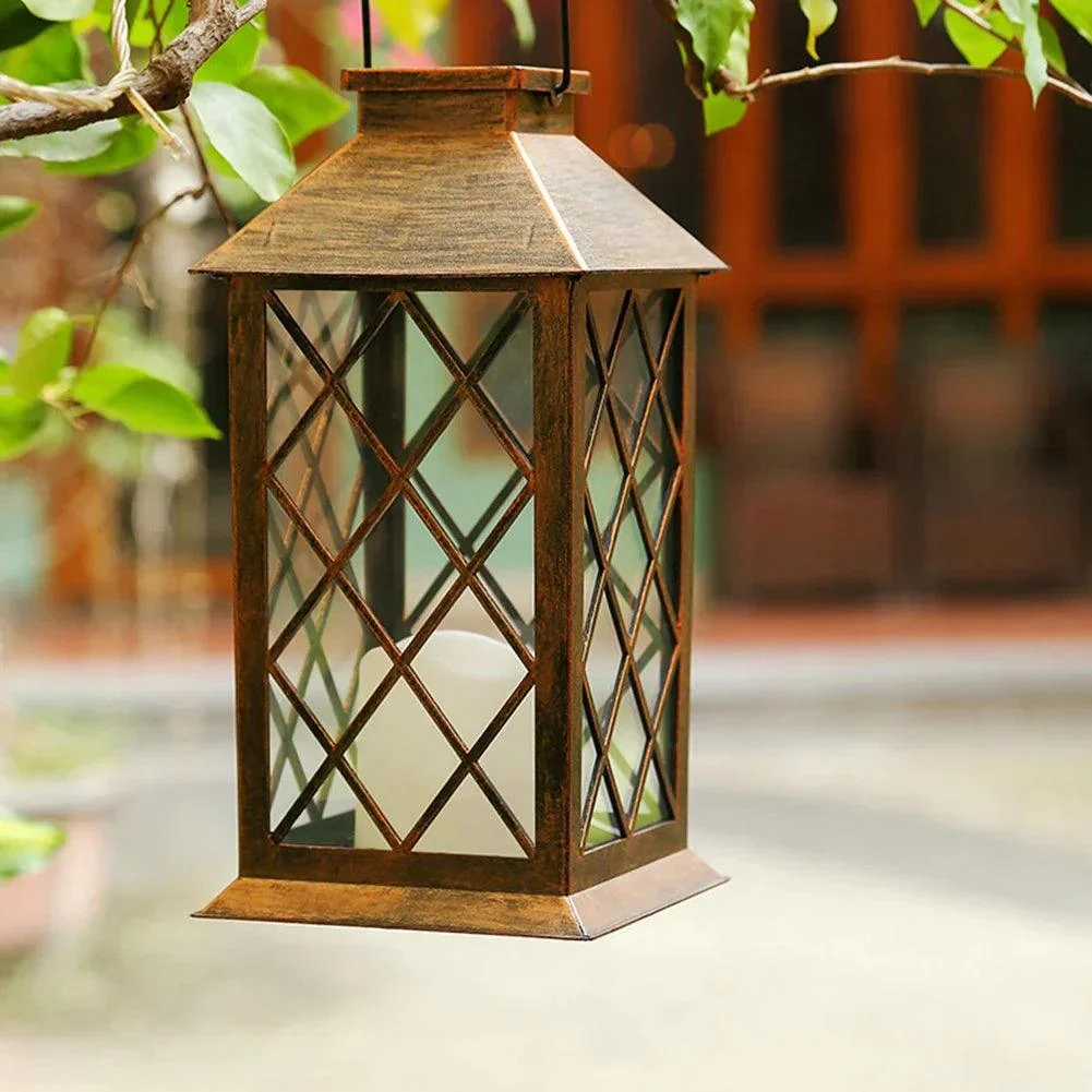 Solar Powered Lamp Retro Lantern Candle Twinkle Light Waterproof Outdoor Solar Light Hanging Garden Decorarion Outdoor 8930a3d4 B17a 430a 85db 25b17c63476e