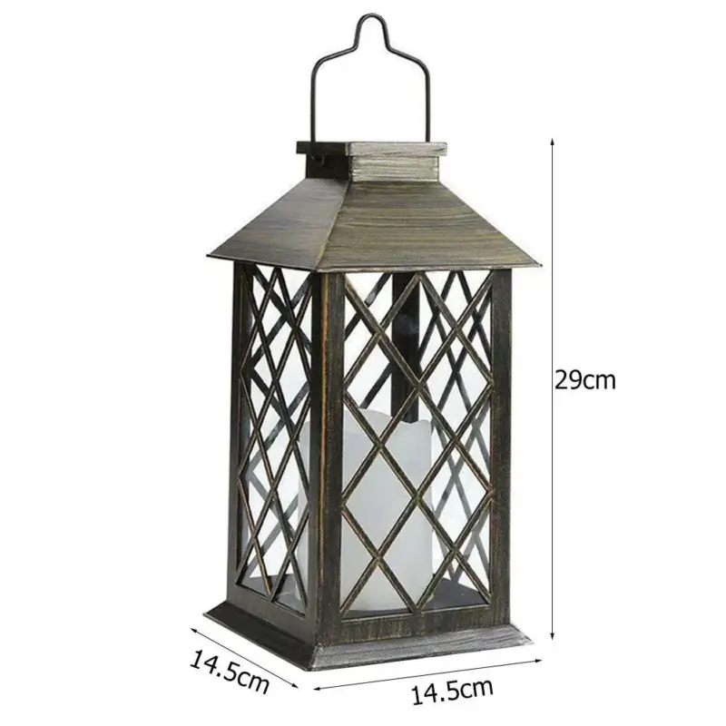 Solar Powered Lamp Retro Lantern Candle Twinkle Light Waterproof Outdoor Solar Light Hanging Garden Decorarion Outdoor cb1a236b 7a5a 49ed bf01 e14dba3a09e1