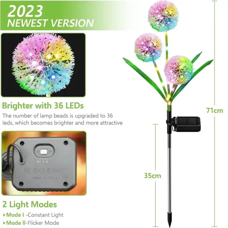 SolarDandelionFlowerLight Homeko4