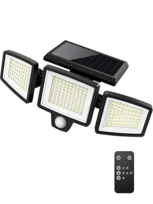 Solar security lights with motion sensor