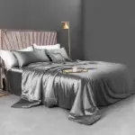 Solid Color Bedding Set Luxury Soft Bed Sheet And Pillowcases Quality Quilt Cover Summer Bed Set 6c0b6571 5f44 43a9 8967 64925f359a04