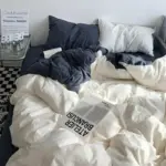 Solid Color Double Couple Duvet Cover Double sided Nordic Simplicity Queen Size Quilt Cover Comfort 200x230 9cd74b15 f89d 4948 a4a7 9e9170327154