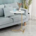 Solid-Wood-Counter-Table-with-Brass-Leg-Decorfaure-1685703546 Solid Wood Counter Table with Brass Leg Decorfaure