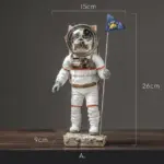 SpaceBulldogAstronautFigurines Homeko1