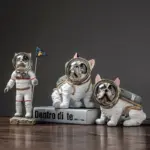 SpaceBulldogAstronautFigurines Homeko2