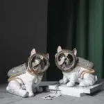 SpaceBulldogAstronautFigurines Homeko6