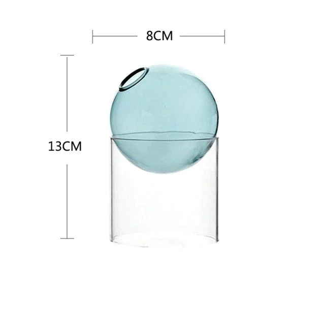 Spherical Glass Vase - Homeko