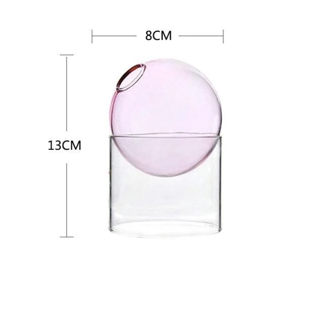 Spherical Glass Vase - Homeko