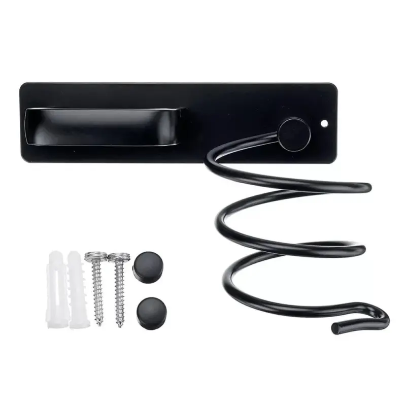 Spiral Wall Mounted Hair Dryer Storage Organizer Rack Holder Hanger Using in Bathroom Salon Stylist Tool 4c53d1d8 6d41 4091 86f1 9b51e193fc04