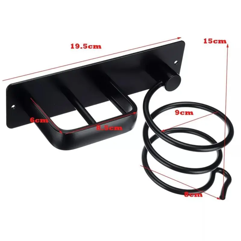 Spiral Wall Mounted Hair Dryer Storage Organizer Rack Holder Hanger Using in Bathroom Salon Stylist Tool b87f1691 0685 4808 89a0 df3af8d6cb0f