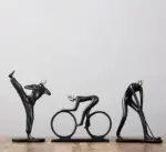 Sports Abstract Figurines Decorfaure