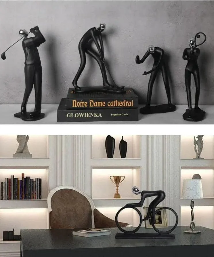 Sports Abstract Figurines - ISTANBULLU LTD