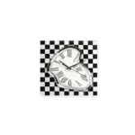 SquarePlaidCheckerGlassWallClock SquarePlaidCheckerGlassWallClock