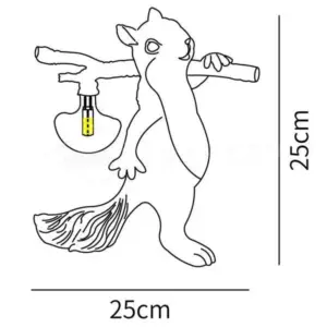 NuttyLight™ – Table lamp with Playful Squirrel Design