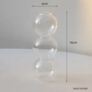 Stacked Sphere Glass Vase