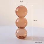 StackedSphereGlassVase-Homeko14 StackedSphereGlassVase Homeko14