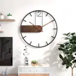 Stahl-WalnussWanduhr-ModerneEleganzundPrazision3 Stahl WalnussWanduhr ModerneEleganzundPrazision3