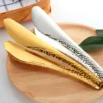 Stainless Steel Bread Food Tong Kitchen Utensils Buffet Cooking Tool Bread Clip Pastry Clamp Barbecue Tongs 9594c009 a430 4f76 be6d 8422e947680f